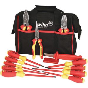 WIHA TOOLS 32878 Insulated Tool Set 13-pieces | AB8RBX 26X237