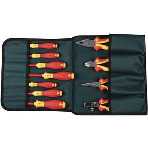 WIHA TOOLS 32888 Insulated Tool Set 11-pieces | AB8RBV 26X235