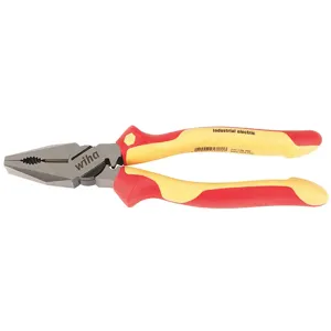 WIHA TOOLS 32917 Insulated Linemans Pliers with Crimper 9 In | AB8RCV 26X259