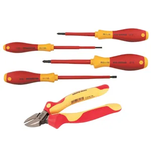 WIHA TOOLS 32983 Insulated Tool Set 5-pieces | AB8RBL 26X227