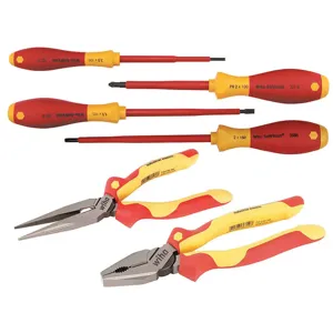 WIHA TOOLS 32984 Insulated Tool Set 6-pieces | AB8RBQ 26X231