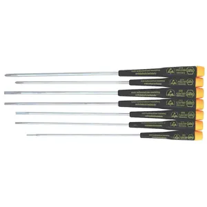 WIHA TOOLS 27393 Precision Driver Set Slotted/phillips 7pcs | AC2TFR 2MPL3