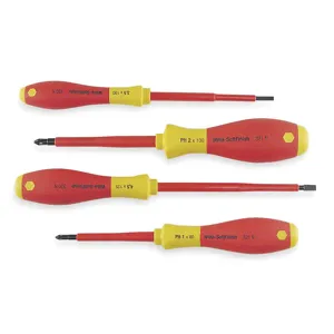 WIHA TOOLS 32090 Insulated Screwdriver Set Combination 4 Pc | AE4NAF 5LW88