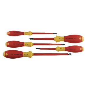 WIHA TOOLS 32091 Insulated Screwdriver Set Slot/Phillips 5 Pc | AH8LJK 38VY79