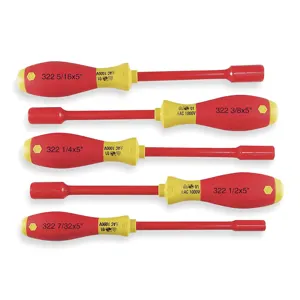 WIHA TOOLS 32292 5 Piece Nut Driver Set | AE4NAJ 5LW91