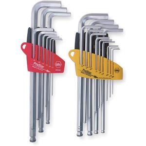 WIHA TOOLS 66992 Ball End Hex Key Set, L-Keys, Vapour Chromed | AD8WGA 4NB45