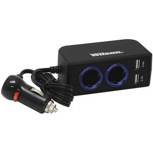 WILSON 3052224USBBL USB Adapter 2 Outlet 13 Inch Width x 8 Inch Depth x 6 Inch Height | AH8YVF 39CJ49