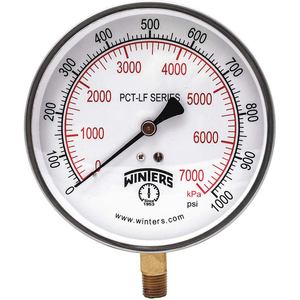 WINTERS INSTRUMENTS PCT293LF Gauge Pressure 4-1/2 Inch 0 to 1000 psi | AH7HFE 36TV44