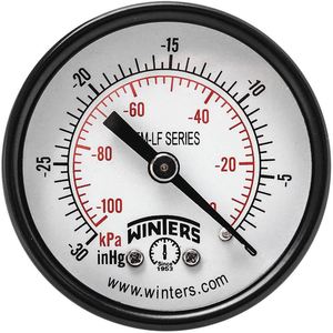 WINTERS INSTRUMENTS PEM1428LF Manometerdruck 2 Zoll 30 Zoll Hg Vac bis 0 | AH7HGW 36TV82