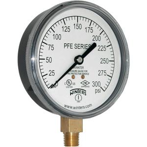 WINTERS INSTRUMENTS PFE3935R1 Manometer-Sprinkler für Luft/Wasser | AH8KRN 38VL12