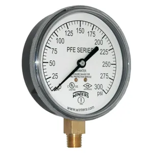 WINTERS INSTRUMENTS PFE3935R1 Pressure Gauge Sprinkler for Air/Water | AH8KRN 38VL12