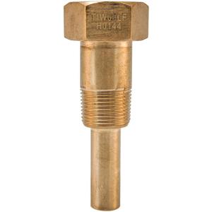 WINTERS INSTRUMENTS TIW03LF Industrial Thermowell 3.5 Inch Stem Brass | AH8KRQ 38VL16