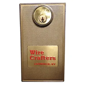 WIRECRAFTERS SDLKXKD Slide Door Lock- Keyed Diff | AC6QKX 35W632