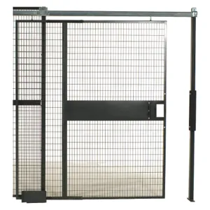 WIRECRAFTERS SD10812 Slide Door Woven Wire Partition | AC6QHU 35W582