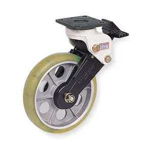 WM CASTER GDS-200B-SF Swivel Plate Shock-absorbing Caster Gray | AE9HYD 6JY83