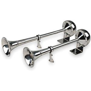 WOLO 120 Dual Trumpet Horn Electric 4 Inch Width 116 Db | AC9BTA 3FHW4