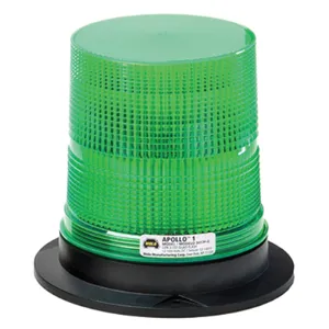 WOLO 3077P-G Led Warning Light Green 12/100vdc | AD6EZK 45A232