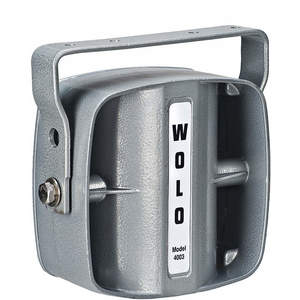 WOLO 4003 Siren Speaker Compact 7 Inch Metal 12vdc | AG3EZB 33HE62