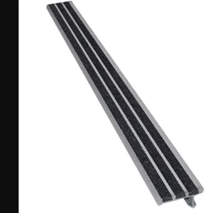 WOOSTER PRODUCTS 121BFBLA4 Safety Stair Nosing Black Extruded Alumiunium | AB6AZN 20X815