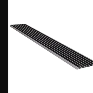 WOOSTER PRODUCTS 141BLA4 Safety Stair Nosing Black Extruded Alumiunium | AB6AZK 20X812