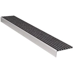 WOOSTER PRODUCTS 142BLA4 Safety Stair Nosing Black Extruded Alumiunium | AB6AZY 20X824