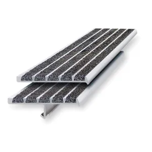 WOOSTER PRODUCTS 131-5 Stair Nosing Black Extruded Aluminium | AC3JCG 2TVD5