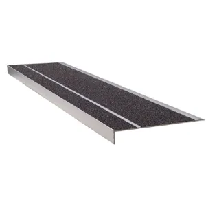 WOOSTER PRODUCTS 300BLA3 Stair Tread Black Extrded Aluminium 3 Feet Width | AB6AYH 20X786