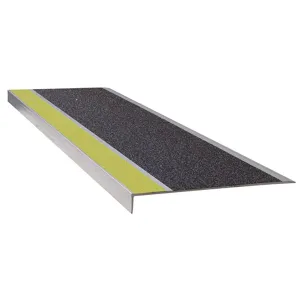 WOOSTER PRODUCTS 311YB4 Stair Tread Yellow With Black Extruded Aluminium | AB6AZB 20X804