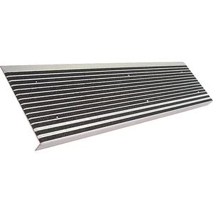 WOOSTER PRODUCTS 500BLA4-6 Stair Tread Black Extrded Aluminium 4-1/2 Feet Width | AC3HYY 2TUZ4
