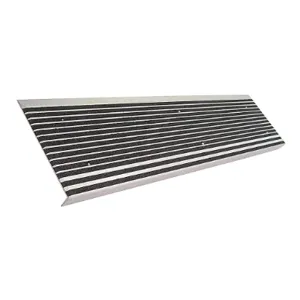 WOOSTER PRODUCTS 500BLA4-6 Stair Tread Black Extrded Aluminium 4-1/2 Feet Width | AC3HYY 2TUZ4