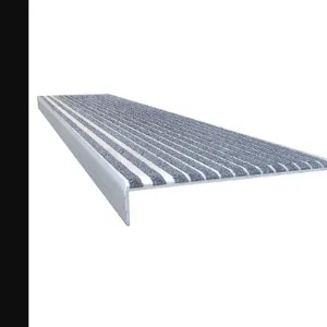 WOOSTER PRODUCTS 500CGY4 Stair Tread Concrete Gray Extruded Aluminium | AB6AXX 20X776