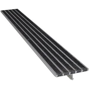 WOOSTER PRODUCTS 630ABLA4 Safety Stair Strip Black Extruded Alumiunium | AB6BAP 20X839