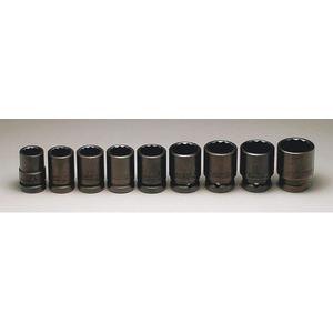 WRIGHT TOOL 603 Standard Impact Socket Set, 3/4 Inch Drive, 12 Point, Pack Of 9 | AG6UNR 48J304