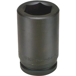 WRIGHT TOOL 84980 Deep Impact Socket, 1-1/2 Inch Drive, 6 Point, 5 Inch Size | AF7PRV 22FH07