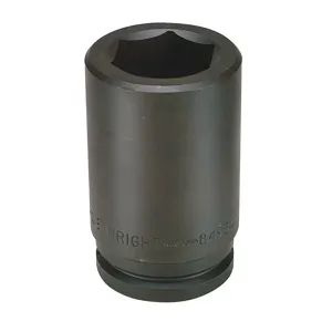 WRIGHT TOOL 84922 Deep Impact Socket, 1-1/2 Inch Drive, 6 Point, 1-3/8 Inch Size | AF7PPT 22FG53