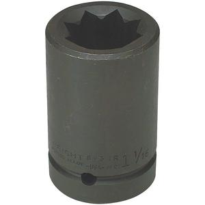 WRIGHT TOOL 8942R Deep Impact Socket, Double Square, 1 Inch Drive, 8 Point, 1-5/16 Inch Size | AG6UPQ 48J334