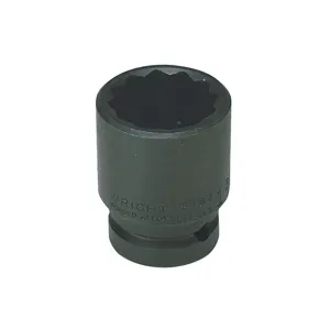 WRIGHT TOOL 67H70 Standard Impact Socket, 3/4 Inch Drive, 12 Point, 2-3/16 Inch Size | AF8MYP 29AL69