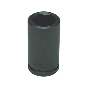 WRIGHT TOOL 69-23MM Deep Metric Impact Socket, 3/4 Inch Drive, 6 Point, 23mm | AF8MNK 29AN02