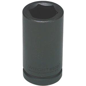 WRIGHT TOOL 6946 Deep Impact Socket, 3/4 Inch Drive, 6 Point, 1-7/16 Inch Size | AF8NCH 29AM63