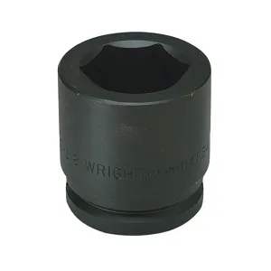 WRIGHT TOOL 84822 Standard Impact Socket, 1-1/2 Inch Drive, 6 Point, 1-3/8 Inch Size | AF8NQH 29AR94