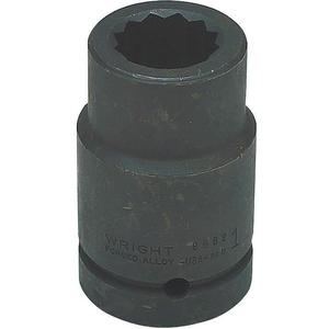 WRIGHT TOOL 8982 Deep Impact Socket, 1 Inch Drive, 12 Point, 1 Inch Size | AF8NNU 29AR42