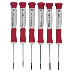 XCELITE XP600 Precision Screwdriver Set Slotted/Phillips 6 pcs. | AH2AHR 24AC87