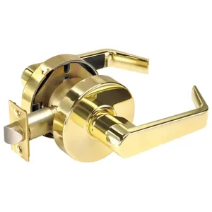 YALE AU4601LN x 605 Door Lever Lockset Right Angle | AE6XEV 5VRT4