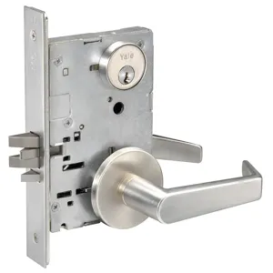 YALE AUR8805FL x 626 x YMS Mortise Lockset Lever Storeroom Rose | AE6XJD 5VTA9