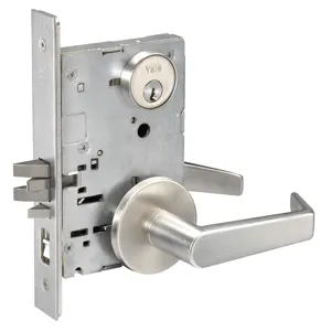 YALE AUR8807FL x 626 Heavy Duty Mortise Lockset Lever | AD7FNL 4ECH1