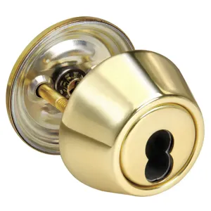 YALE B-D112 x 605 Deadbolt Bright Brass | AE6XLC 5VTG8