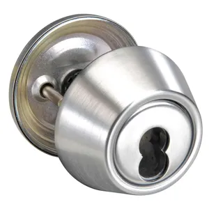 YALE B-D112 x 626 Deadbolt Satin Chrome | AE6XLB 5VTG7