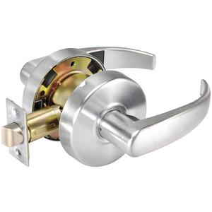 YALE PB4601LN x 626 Door Lever Lockset Curved Dull Chrome | AE6XFE 5VRU3