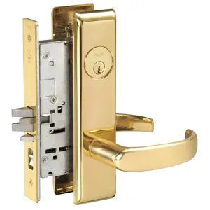 YALE PBCN8807FL X 605 Mortise Lockset Lever Curved Lever | AD7FNX 4ECP4