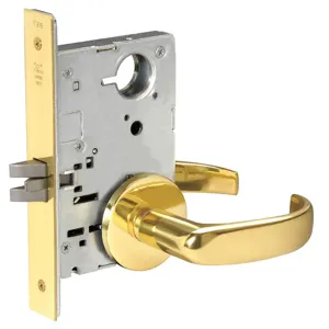 YALE PBR8801FL x 605 Heavy Duty Mortise Lockset Lever Passage | AD7FPE 4ECR4